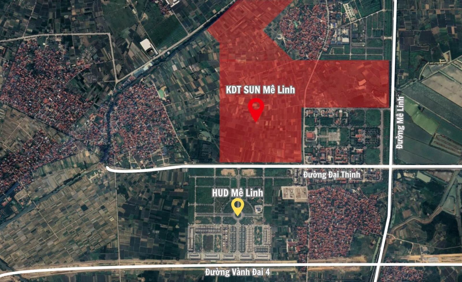 vị trí sun mê linh